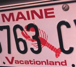 Maine celebrates its fishing and maritime heritage on its license plates Image