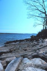 Maine is known for its rocky shoreline Image