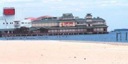 Gambling casinos have been built along the beach at Biloxi Image