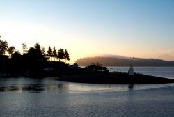 A mid-summer sunrise at Gig Harbor Image