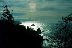 Del Norte County coastline just south of the California-Oregon border. Image