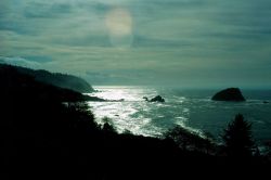Del Norte County coastline just south of the California-Oregon border. Image