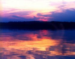 A Patuxent River sunset. Image