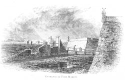 Entrance to Fort Marion - in 