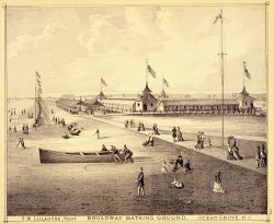 Broadway Bathing Ground, Ocean Grove, New Jersey Image