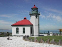 Alki Point Lighthouse Image