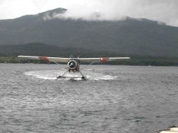 A float plane at Ketchikan. Image