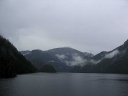 A maze of mountains and water. Image