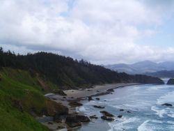 Looking south from the Tillamook Head area. Image