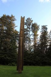 Looking at back side of Totem Pole Image