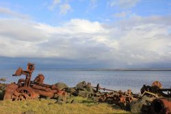 Piping and machinery of derelict Yukon River steamers Image