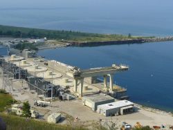 Ludington Hydro Plant, Lake Michigan Image