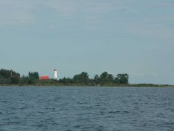 Thunder Bay Lighthouse seen in the distance Image