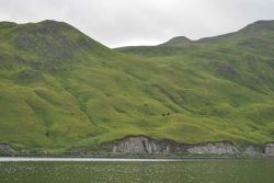 The volcanic hills of Dutch Harbor Image