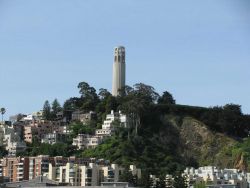 Coit Tower on Telegraph Hill. Image