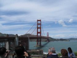 Looking north across the Golden Gate. Image