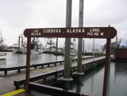 Cordova marina area. Image