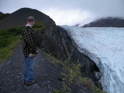 A view of Worthington Glacier. Image