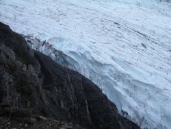 A view of Worthington Glacier. Image