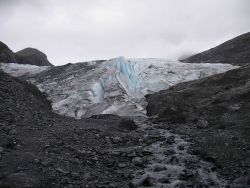 A view of Worthington Glacier. Image