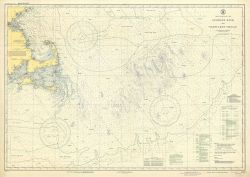 Coast and Geodetic Survey chart Georges Bank to Nantucket Shoals showing bottom characteristics as mapped by Woods Hole Oceanographic Institution for  Image