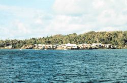 Colonia - the capital city of Yap Image