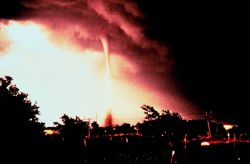 Early stage of tornado formation Image