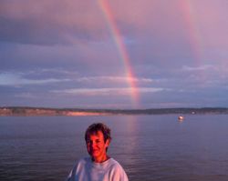 A double rainbow seen from the NOAA Ship RAINIER Image