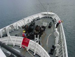 Rainier weighing anchor - Kuiukta Bay Image