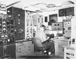 Electronic racks on the Coast and Geodetic Survey Ship EXPLORER Image