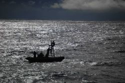 Buoy riders servicing TAO buoy Image