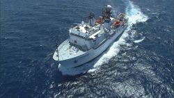 NOAA Ship HI'IALAKAI port side aerial view Image