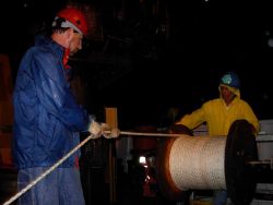 Buoy operations on the NOAA Ship KA'IMIMOANA Image