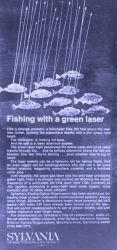 A green laser water penetration system devised by Sylvania Electronic Systems in the late 1970's Image
