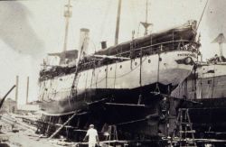 Coast and Geodetic Survey Ship PATHFINDER in ship yard Image