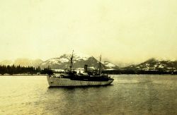 Coast and Geodetic Survey Ship SURVEYOR arriving at Ketchikan Image