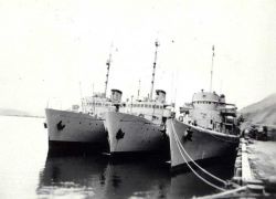 Coast and Geodetic Survey Ships EXPLORER, PATHFINDER, and PIONEER. Image