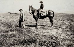 Bill Scaife leading his wife into Alaska Image