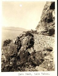 Cave Rock overlook at Lake Tahoe Image