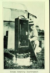 Brown pendulum apparatus gravity meter Image