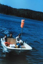 Boston Whaler outfitted for hydrography Image