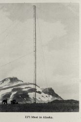 EPI antenna mast used in Bering Sea operations. Image
