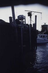 Bubbler tide gauge installed on pier at Searsport Image