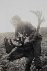 Meat for dinner - sometimes the surveyors had to hunt their own food Image