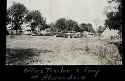 Office trailer and camp at Alexandria Image