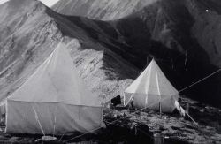 Camping in the mountains Image