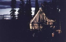 Camp at Bettles, Alaska Image