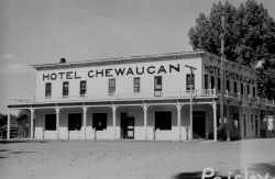 Hotel Chewaucan at Paisley, Oregon. Image