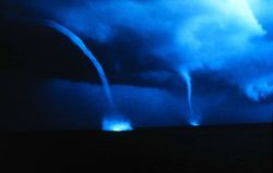 Waterspouts in the Bahamas Islands Image