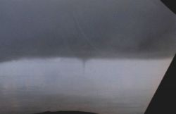 Waterspout off Key West filmed during a National Geographic Television Special Image